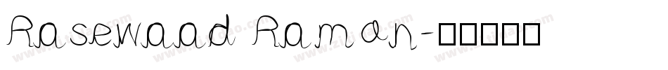 Rosewood Roman字体转换